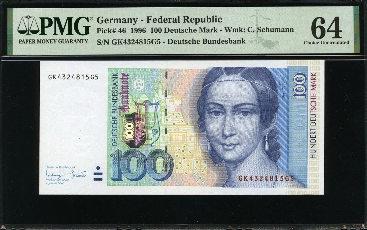 や*い様 100 Deutsche Mark 紙幣と銀貨 100 德国马克| eBay