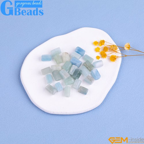 Natural Assorted Gemstone Faceted Tube Column Beads for Jewelry Making 8x12mm - Picture 61 of 192
