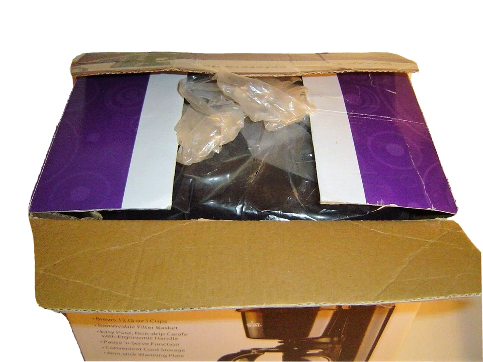 Rival Black 12 Cup Coffee Maker Set Model PILHC10107 New Unused in Box - Image 3 of 4