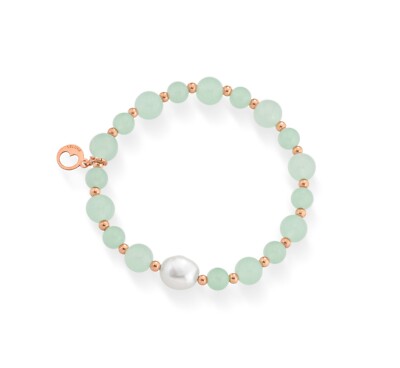 Bracciale Le Lune Violetta LGBR438.1   Armband Giada Grün & Perlen