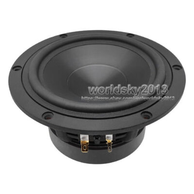 1pcs 6'' inch 8Ohm 40W Middle Bass Audio Speaker Woofer Stereo Loudspeaker Horn #