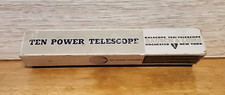 Vintage Bausch Lomb Balscope Ten 10 Power Telescope Green