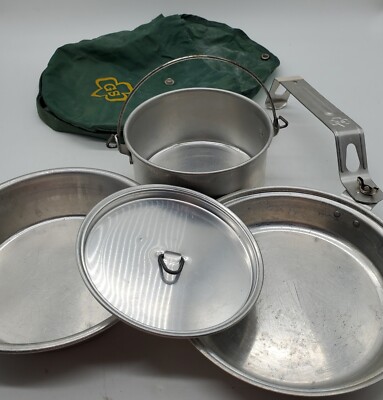 Vintage 1960s Official Girl Scout Mess Kit - Camping | eBay