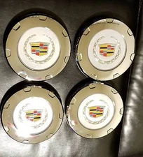 4PCS  2007-2015 CADILLAC ESCALADE WITH COLOR CREST 22" WHEEL CENTER CAPS 9597355