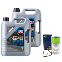 MotoröL Set Top Tec 4600 5W-30 10 Liter + ÖLfilter FüR Daewoo Ssangyong Musso