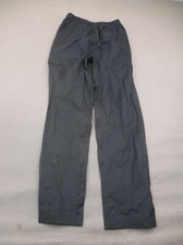 Columbia Size M 10-12 Kids Unisex BLK 100 Nylon Stretch Waist Rain Jacket 477