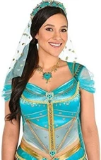 Disney Aladdin Princess Jasmine Jewelry Costume Accessory Kit Adult One Size NEW