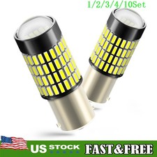 1156 Led Reverse Light Canbus Backup Bulb 6500k White Parking Drl Lamp 110set