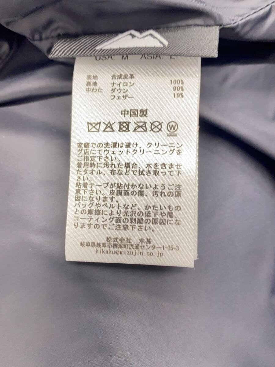 First Down Bubble Down/Down Jacket/L/ Leather/Blk… - image 4