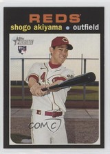 2020 Heritage High Number Missing Signature Variation SP Shogo Akiyama #527 10ak