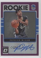 2016 Panini Donruss Optic Rookie Signatures Purple Prizm Patrick McCaw Auto 5l1