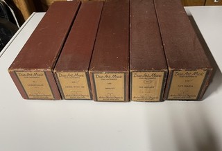 DUO ART Aeolian Skinner LOT OF 5 Player Organ Rolls DuoArt Æolian