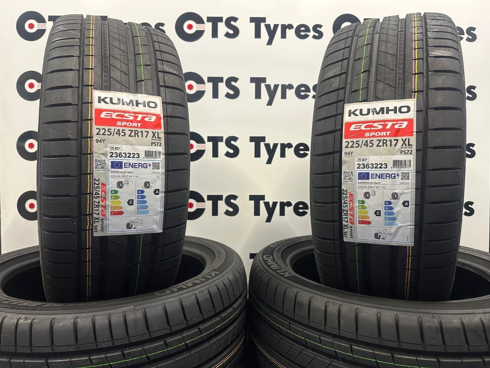 TYRE KUMHO 225/45 R17 91Y ECSTA SPORT PS72 SUMMER - Image 7