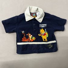 Vintage Disney Winne The Pooh Nature Fun Polo Sz 12 MOS