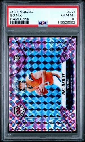 2024 Bo Nix [Camo Pink] #271