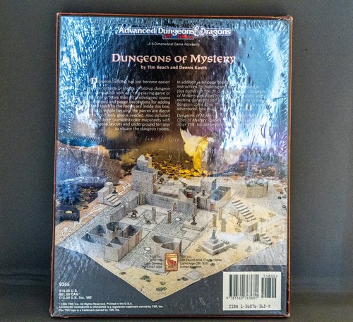 Advanced Dungeons & Dragons 2nd Edition Dungeons Of Mystery--SEALED - Picture 2 of 5