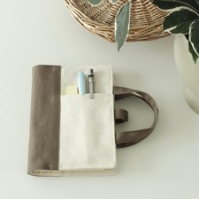 Hobonichi 5-Year Notebook Cover A6 Mocha Canvas Handmade Durable