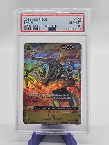 SANJI (OP04-104 SR) Alt Art PSA 10 - One Piece