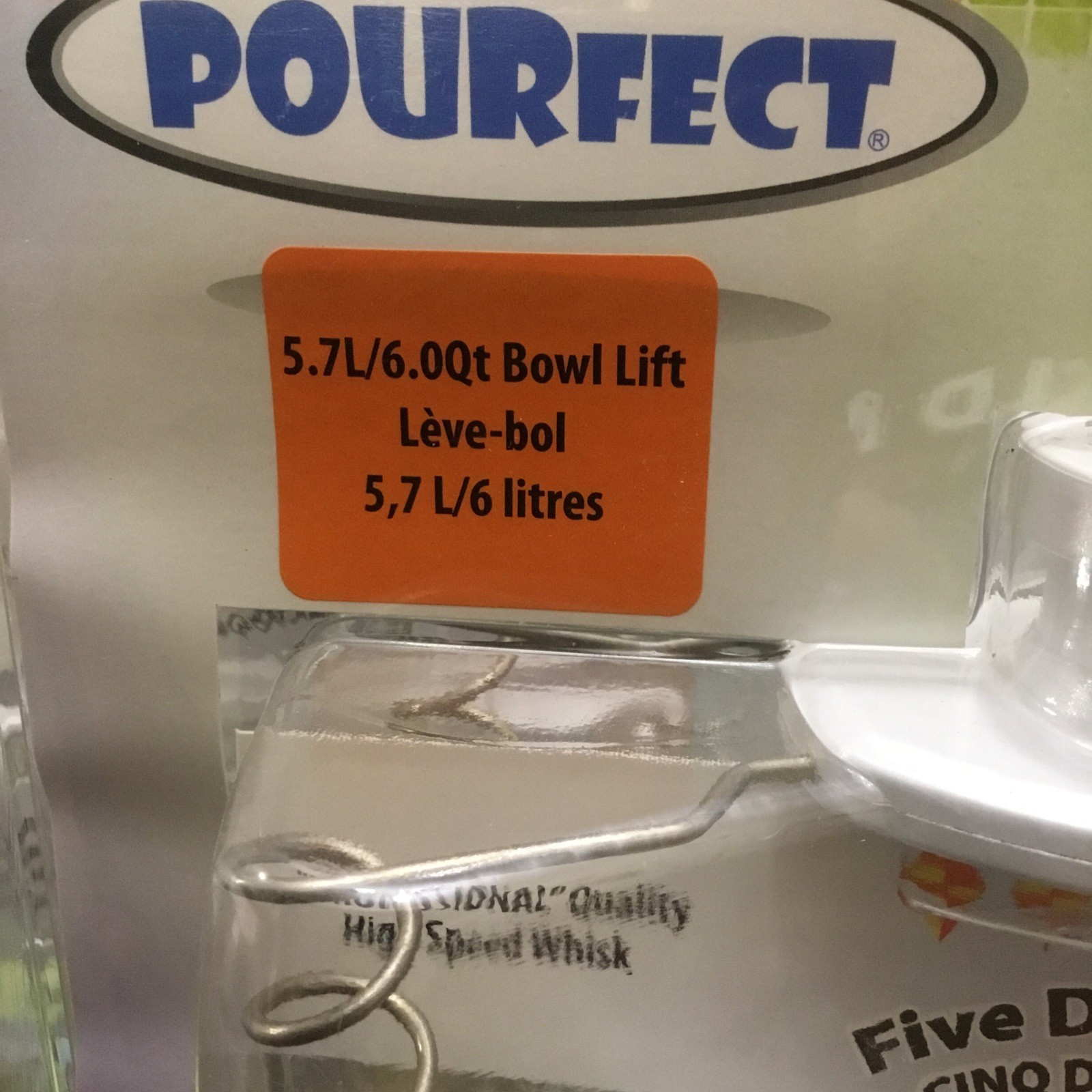 Pourfect Whisk-A-Bowl 6 Qt Fits KitchenAid Stand Mixers Lot Of 5 USA