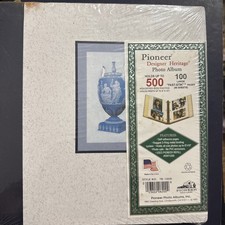 PIONEER Designer Heritage 100 Page Photo Album Holds 500 Photos 1996