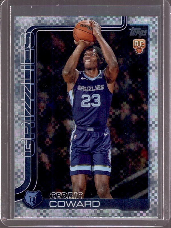 CEDRIC COWARD 2025-26 Topps #211 Victory Foil Parallel Rookie SP RC