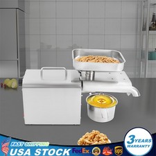 Automatic Nut Flax Seeds Oil Press Machine Cold and Hot Oil Extractor 610W 110V