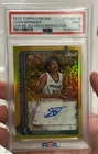 2025-26 Topps Chrome Joan Beringer #TCAR-JB Gold Refractor RC Auto 39/50 PSA9