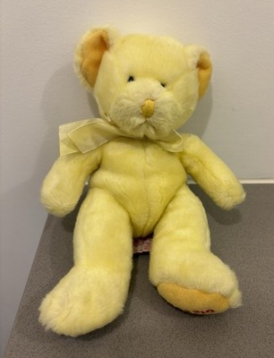 Russ Berrie & CO Teddy Bear Scorpio Star Sign Yellow - Free Aus Post!