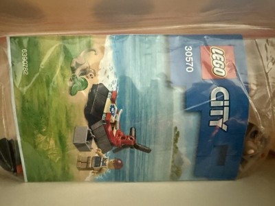  Lego City Wildlife Rescue Hovercraft 30570 Polybag Rettung Affe komplett 