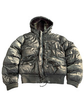 00s YOHJI YAMAMOTO STYLE STREEWEAR PUFFER BOMBER JACKET JAPANESE Y2K