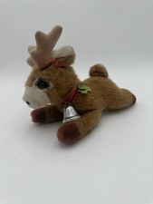 VINTAGE RUSS BERRIE SHIMMER REINDEER PLUSH Stuffed Animal Christmas Decor 10