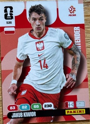 Panini FIFA ADRENALYN XL Club World Cup 2026 NR. 536 Jakub Kiwior CONTENDER