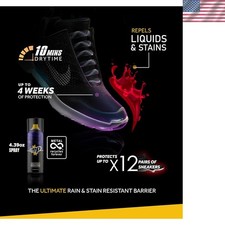 Nano Shoe Protector Spray - Waterproof  Stain-Resistant for All Shoes, 4.39oz