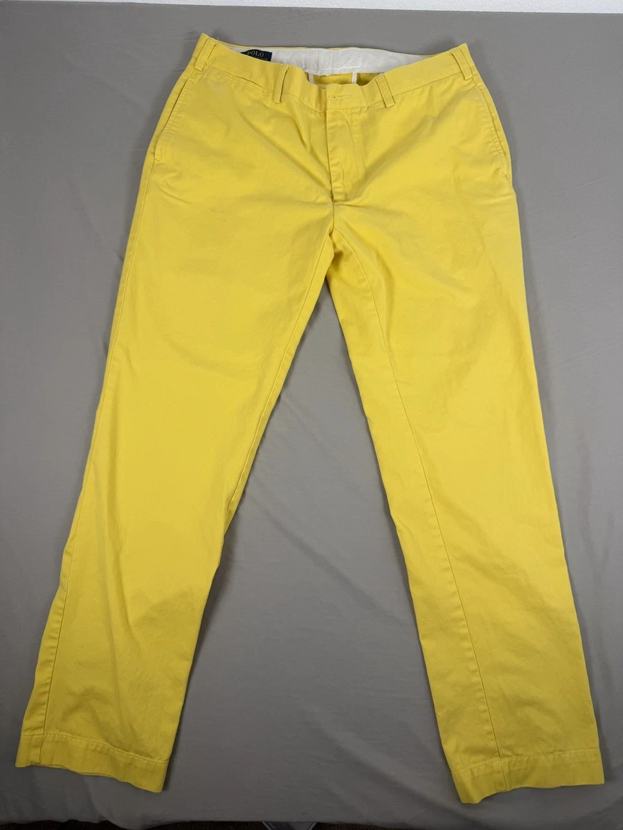 Polo Ralph Lauren Yellow Regular Size Pants for Men for sale | eBay