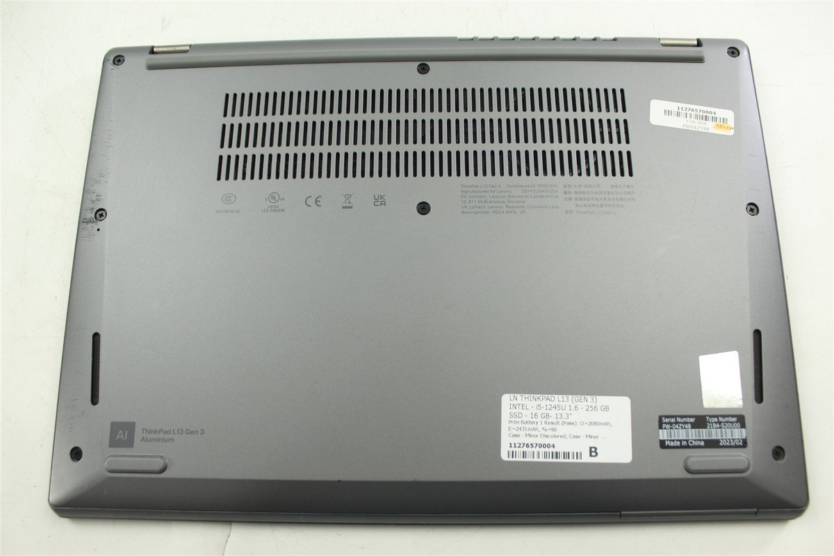 第12世代Core i5 ThinkPad L13 GEN3 16G 256GB Lenovo ThinkPad L13 Gen 3 13.3