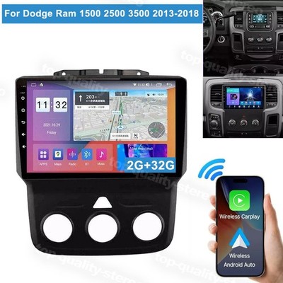 32GB For 2013-2018 Dodge Ram 1500 2500 3500 Android 13 Car Stereo Radio Carplay