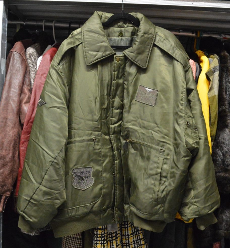 Military Style Bomber Jacket Olive Green Patches Insulated 4XL | eBay