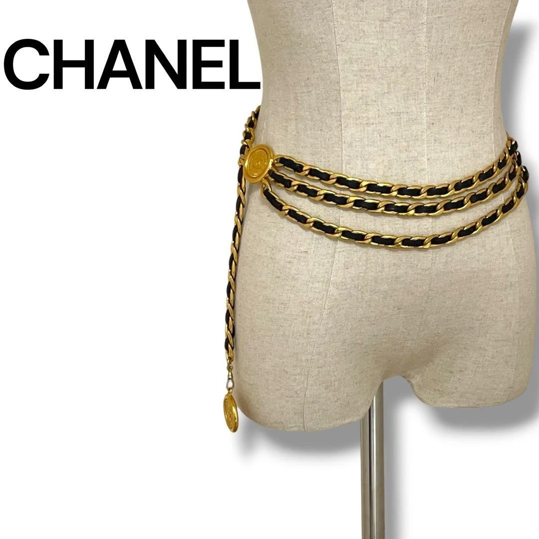 25+ CHANEL Leather Chain Belt Belts for Women for sale | Updated