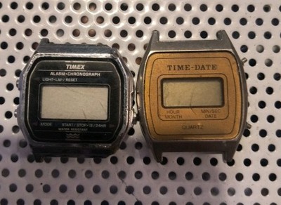 The Timex Water Resistance Silver Tone Raisin Stainless Steel . Sold As Is