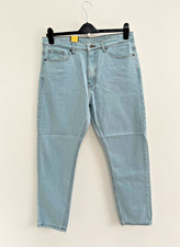Euro Denim Jeans Light Blue Straight Men's 34S / 34" Waist / 29" Leg - BNWT