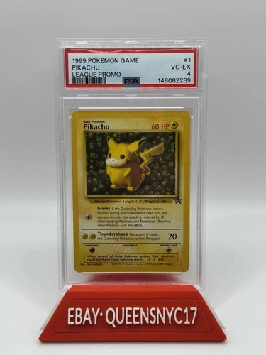 Pokémon Pikachu (1999) League Promo #1 PSA 4 Nintendo Promo Card