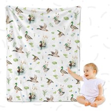 Mallard Duck Blanket, Mallards Gifts for Girl Boy Children Toddler, 40"x50" T...