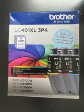 Brother LC401XL3PKS 500 Page-Yield High-Yield Ink Cyan/Magenta/YL 3/PK 4444