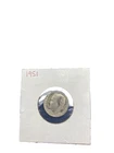 1951 Roosevelt Dime 90% Silver Circulated - See Photos