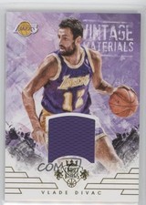 2015-16 Panini Court Kings Vintage Materials 98/199 Vlade Divac #14 HOF 0c3