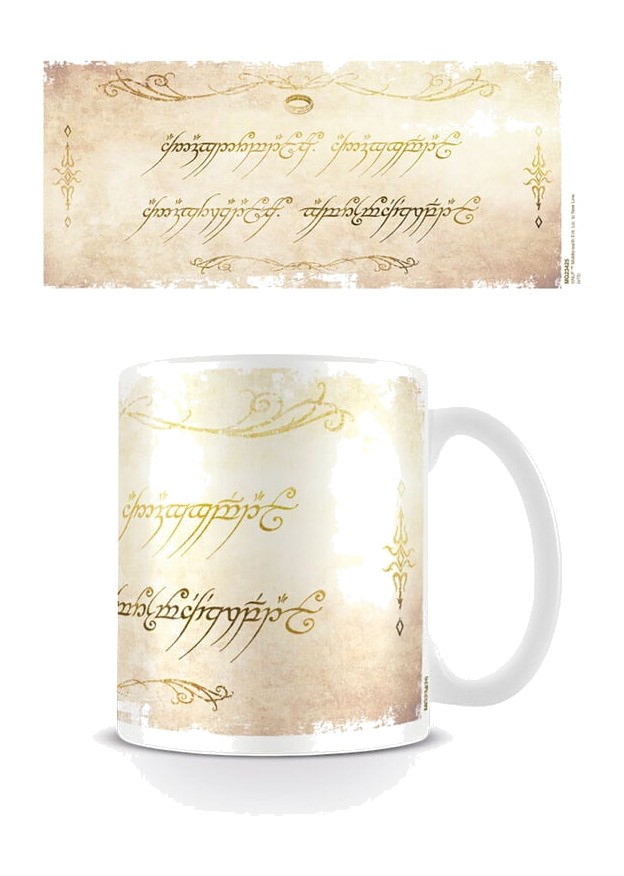 PYRAMID Taza de cerámica EL SEÑOR DE LOS ANILLOS 325 ML 8,7X12X10,5 CM