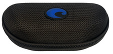 Costa Del Mar Sunglasses Case Zip-up Hard Clamshell Holder Black Blue Zipper blk