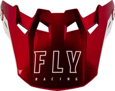 FLY RACING Formula Fits CC Centrum Visor Metallic Red/White Yellow/Small