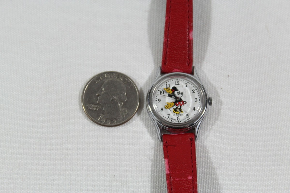 Vintage Lorus Minnie Mouse Walt Disney Watch Quartz Japan 