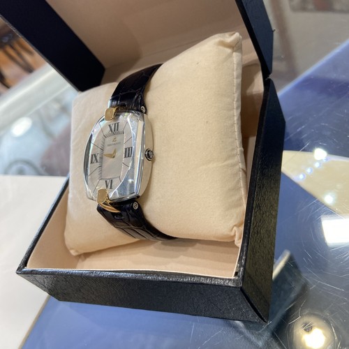 80%Off UNIQUE 18K-Steel Bertolucci Doppia mother Of Pearl Dial Crystal Watch - Picture 4 of 16